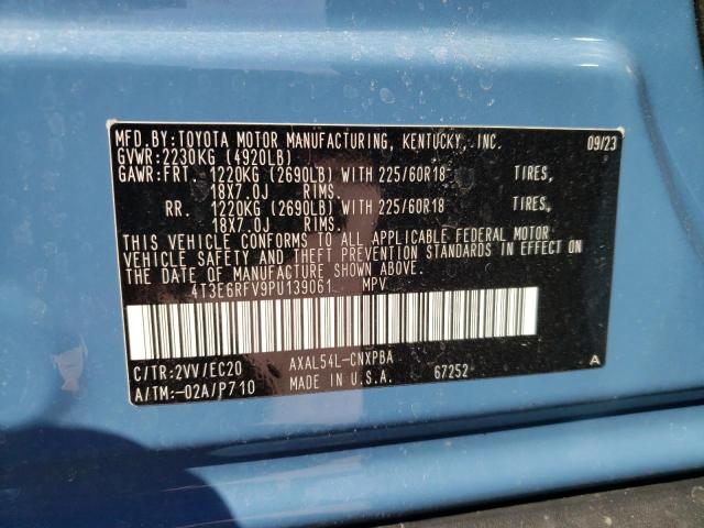 4T3E6RFV9PU139061 Toyota RAV4 XSE