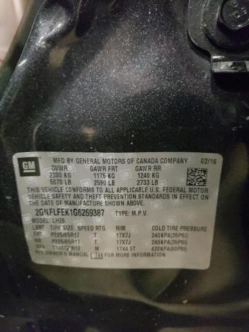 2GNFLFEK1G6269387 Chevrolet EQUINOX LT