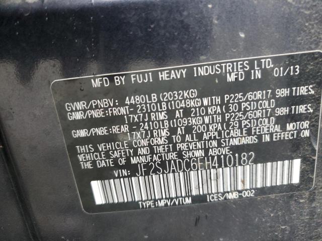 JF2SJADC6EH410182 Subaru Forester 2.5i Premium