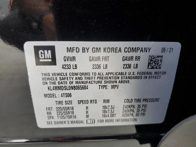 KL4MMDSL0NB065604 Buick Encore Gx Select