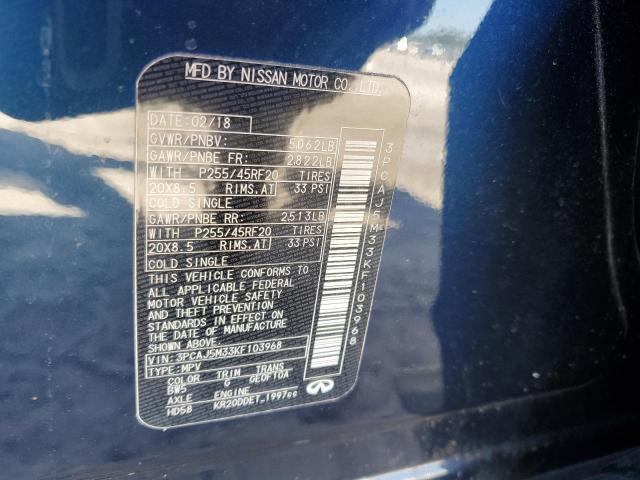 3PCAJ5M33KF103968 Infiniti Qx50 Essential