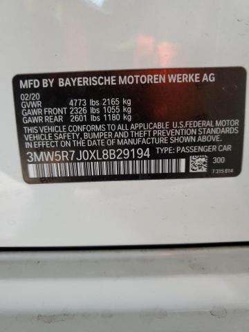3MW5R7J0XL8B29194 BMW 330XI