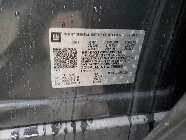 3GKALMEV1KL266600 GMC Terrain Sle