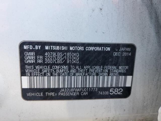 JA32U8FWXFU011773 Mitsubishi LANCER GT