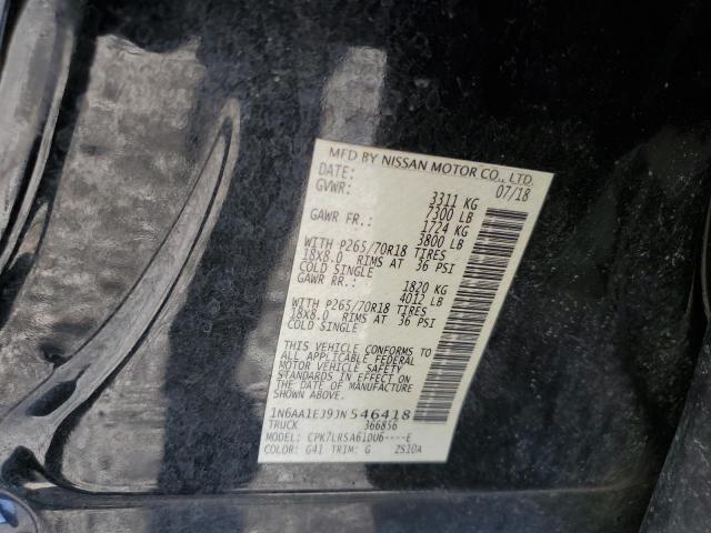 1N6AA1EJ9JN546418 Nissan TITAN S