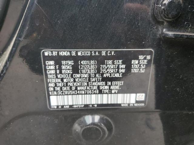 3CZRU5H34HM706348 Honda HR-V LX