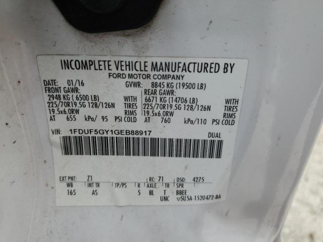 1FDUF5GY1GEB88917 Ford F550 Super Duty
