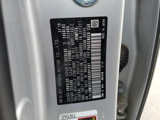 JHMZC5F38KC001507 Honda Clarity Touring