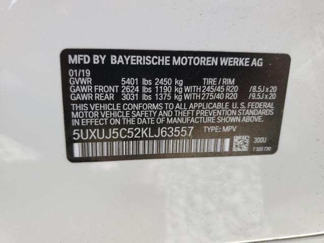 5UXUJ5C52KLJ63557 BMW X4 M40i