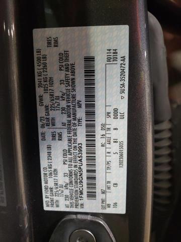 1FMCU9GN5PUA53993 Ford Escape Active