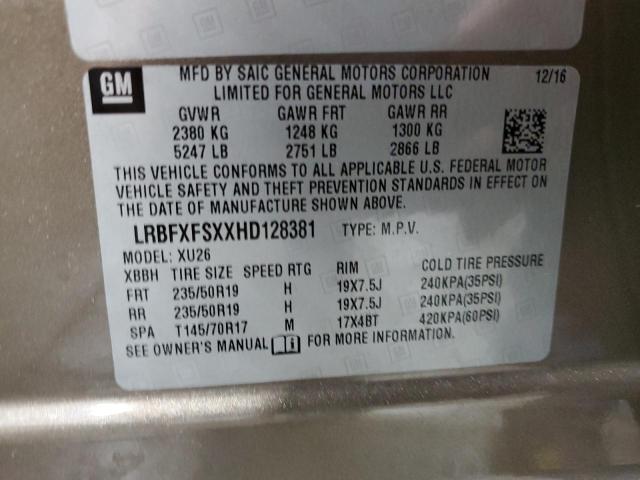 LRBFXFSXXHD128381 Buick Envision Premium Ii