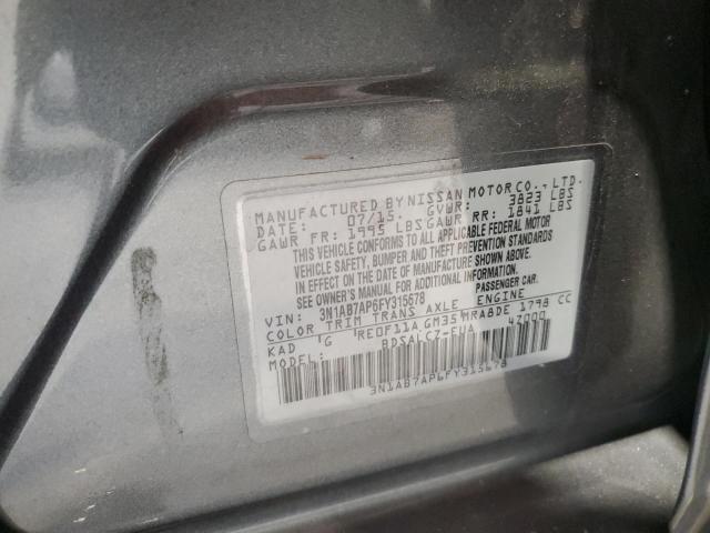 3N1AB7AP6FY315678 Nissan SENTRA S