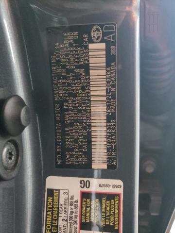Toyota COROLLA L 2015 2T1BURHEXFC295754 Image 12