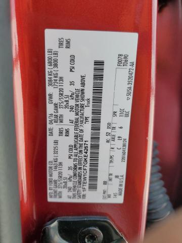 1FTEW1CF7GKE42671 Ford F150 Supercrew