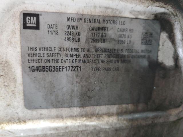 1G4GB5G36EF177271 Buick Lacrosse