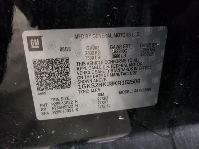 1GKS2HKJ8KR152506 GMC YUKON XL DENALI
