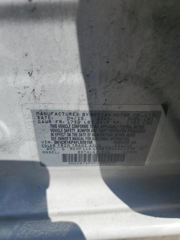 3N1CN7AP4FL928198 Nissan VERSA S