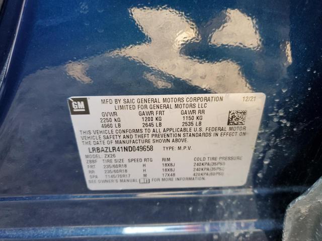 LRBAZLR41ND049658 Buick Envision Preferred
