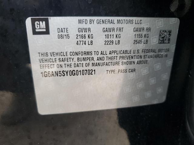 1G6AN5SY0G0107021 Cadillac ATS-V