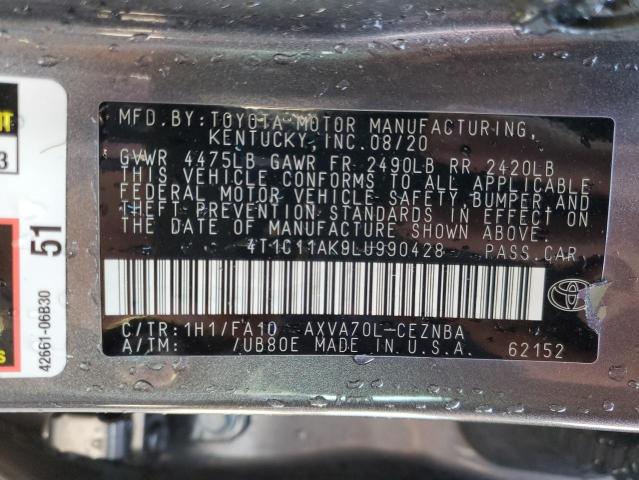 4T1C11AK9LU990428 Toyota CAMRY LE