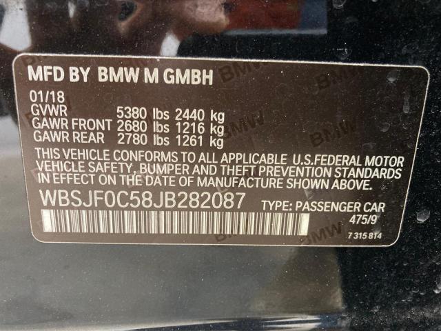 WBSJF0C58JB282087 BMW M5