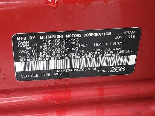 JA4AZ3A35GZ057668 Mitsubishi Outlander Se