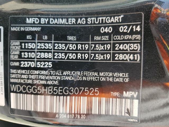 WDCGG5HB5EG307525 Mercedes-Benz GLK 350