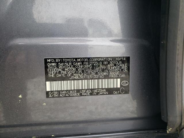 JTHBL5EF1E5133160 Lexus LS 460