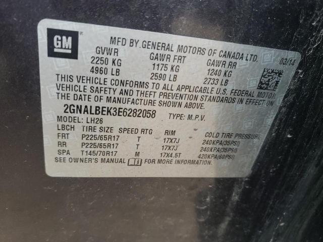 2GNALBEK3E6282058 Chevrolet EQUINOX LT