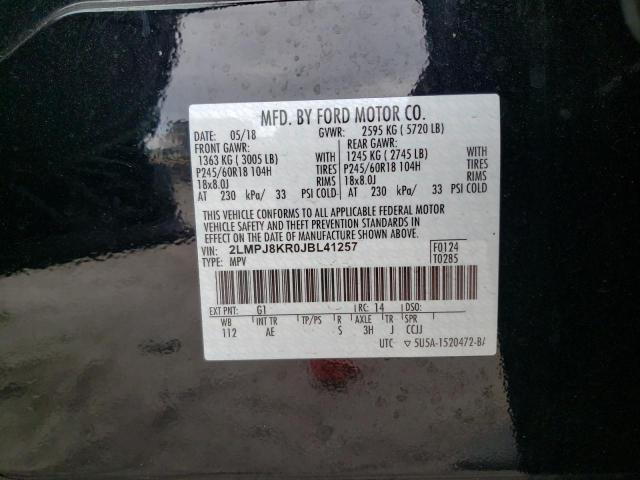 2LMPJ8KR0JBL41257 Lincoln Mkx Select