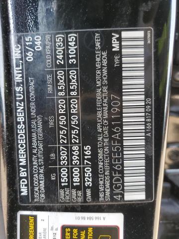 4JGDF6EE5FA611907 Mercedes-Benz Gl 450 4matic