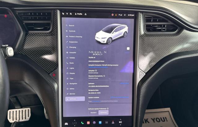 5YJXCBE23JF111544 Tesla MODEL X
