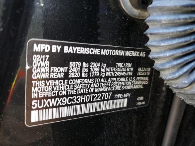 5UXWX9C33H0T22707 BMW X3 Xdrive28i