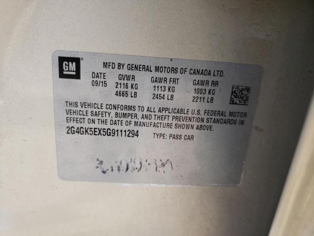 2G4GK5EX5G9111294 Buick Regal