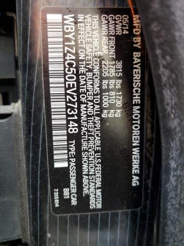 WBY1Z4C50EV273148 BMW I3 REX