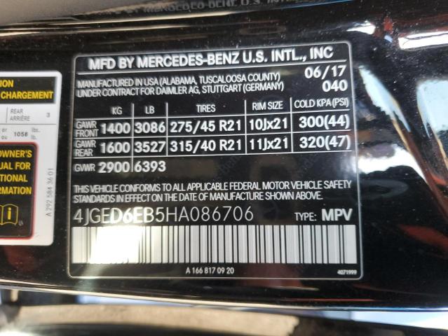 4JGED6EB5HA086706 Mercedes-Benz Gle Coupe 43 Amg