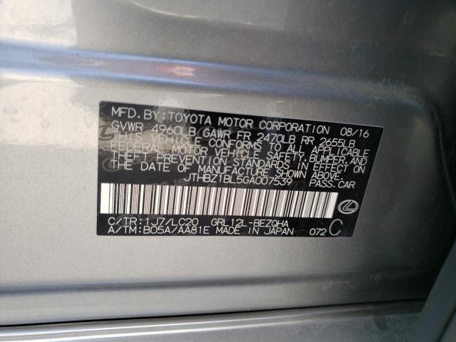JTHBZ1BL5GA007539 Lexus Gs 350 Base