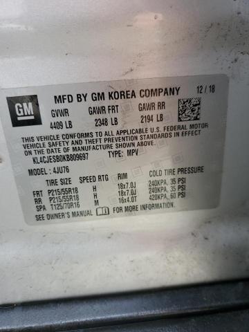 KL4CJESB0KB809697 Buick Encore Preferred
