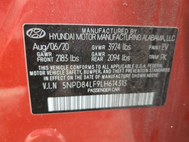 5NPD84LF9LH614313 Hyundai ELANTRA SEL