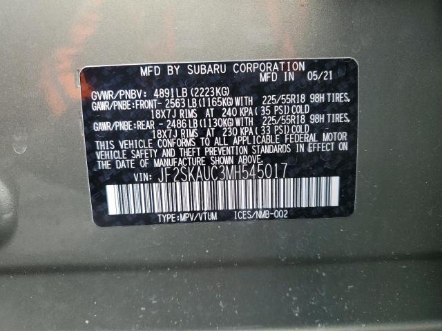 JF2SKAUC3MH545017 Subaru Forester Limited