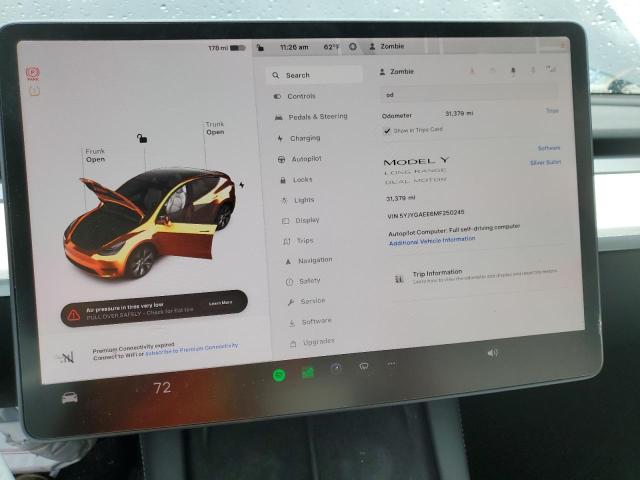 5YJYGAEE6MF250245 Tesla Model Y