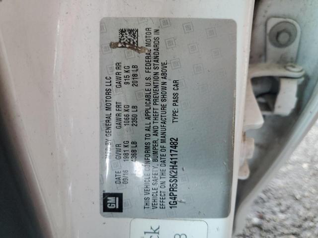 1G4PR5SK2H4117482 Buick Verano Sport Touring