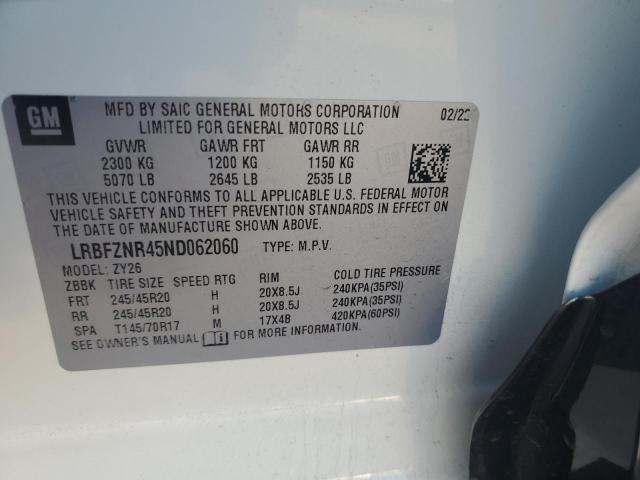 LRBFZNR45ND062060 Buick Envision Essence