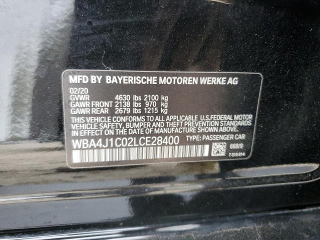 WBA4J1C02LCE28400 BMW 430i Gran Coupe