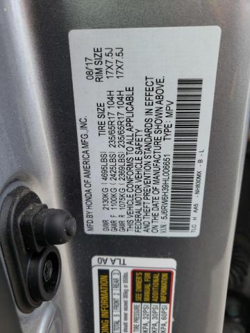 5J6RW6H39HL006651 Honda CR-V LX
