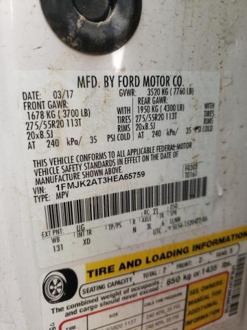 1FMJK2AT3HEA65759 Ford Expedition El Limited