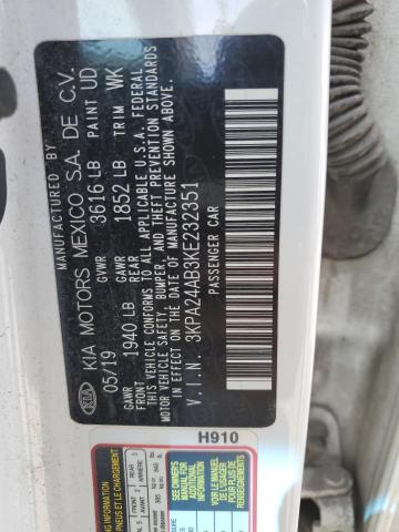 3KPA24AB3KE232351 KIA RIO S