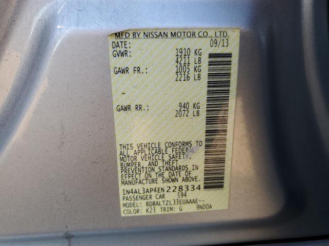 1N4AL3AP4EN228334 Nissan ALTIMA 2.5