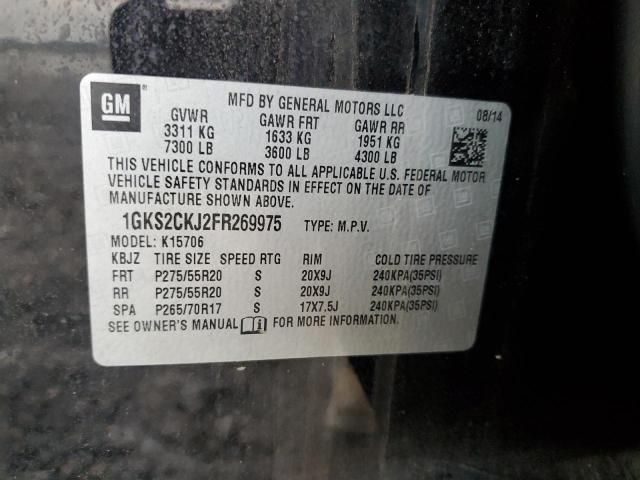 1GKS2CKJ2FR269975 GMC YUKON DENALI
