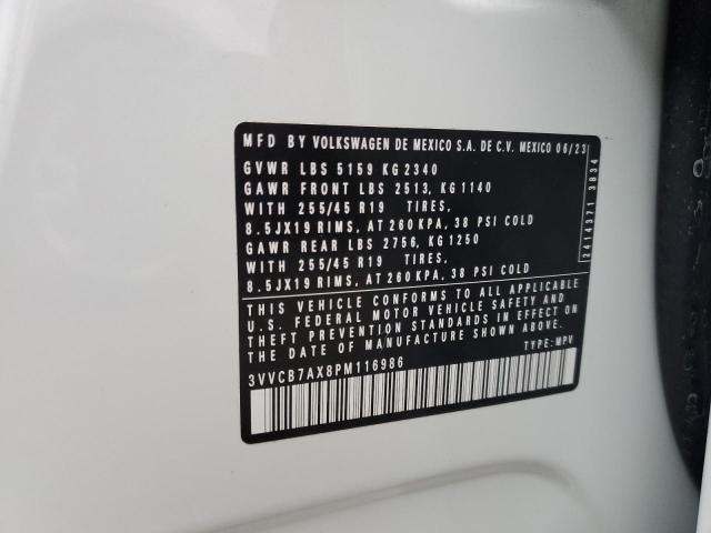 3VVCB7AX8PM116986 Volkswagen Tiguan Se R-line Black